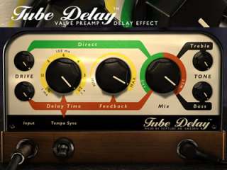 Mechanical Modeling Valve Preamp Delay Effect Plugin for Windows and 