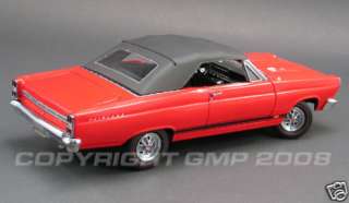 GMP 1967 FAIRLANE GT CONVERTIBLE FORD RED/BLACK STRIPE 1:18 diecast 
