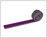 Tiffin Gymnastics Rollable Balance Beam 6  x 1x3/8 Carpet (Purple 