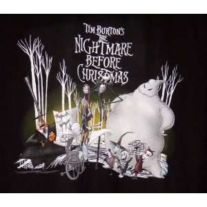   Before Christmas ~ JACK, SALLY & the Group   T_Shirt on black