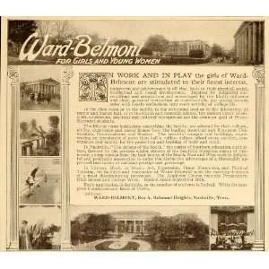  1916 Ad Ward Belmont Heights Girls School University 