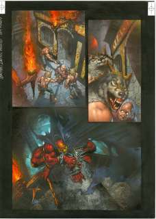   Orig PAINTED COVER & Complete 47 PAGE STORY Art BATMAN/DEMON: TRAGEDY
