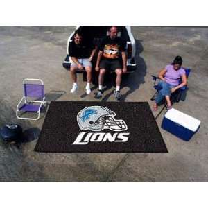 Detroit Lions 5X6ft Indoor/Outdoor Tailgater Area Rug/Mat 