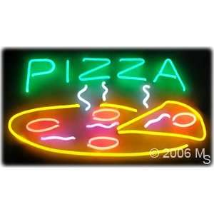 Neon Sign   Pizza   Extra Large 20 x 37  Grocery 