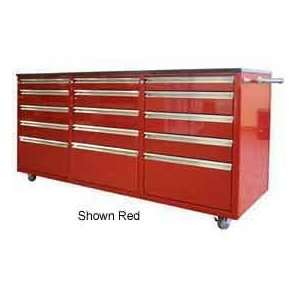  Large Rolling Tool Chest Cabinet, Triple Drawer Bank 