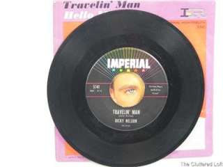 squaretrade ap6 0 vintage 45 rpm vinyl record travelin man rick nelson 