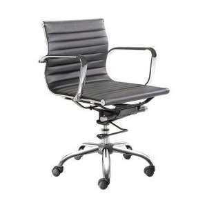  Media Office Chair With Steel Rolling Base: Home & Kitchen
