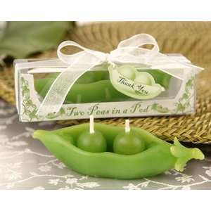   Peas in a Pod   Candle in Ivy Print Gift Box (Set/4)