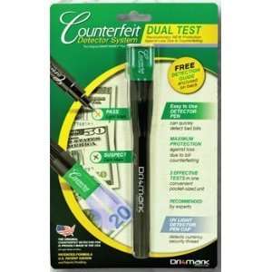  Dual Test Counterfeit Detection Pen with UV LED Light 