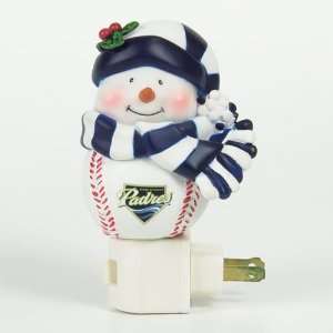  BSS   San Diego Padres MLB Home Run Snowman Night Light (5 