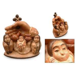    Ceramic nativity scene, Under the Blessed Hand Home & Kitchen
