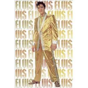  Elvis Presley Gold Suit Poster: Home & Kitchen