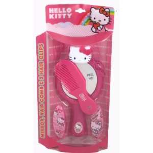  Hello Kitty Mirror, Comb & Hair Clip Set Toys & Games
