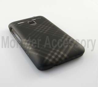 Diagonal Checkers Hard Case Snap On Cover For LG Esteem Metro PCS 