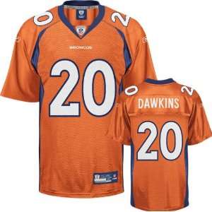  Brian Dawkins Orange Reebok NFL Replica Denver Broncos 