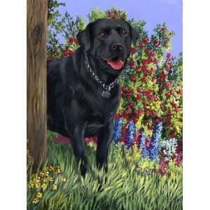  Black Labrador My Special Place Garden Flag: Everything 