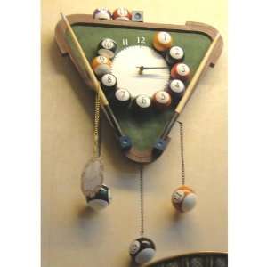  Creative Motion Billiard Wall Clock: Home & Kitchen