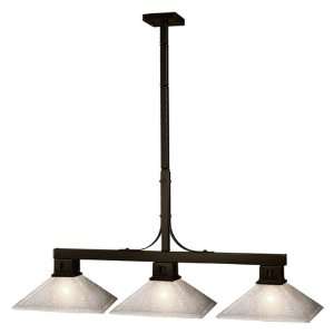  By Z Lite Flatwater Collection Bronze Finish Three Lights 