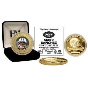  BSS   Mark Sanchez 24KT Gold Commemorative Coin 