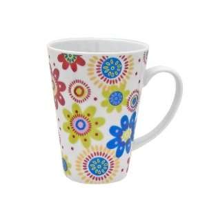  Tracey Porter 0701233 Graphic Flowers Mug   Pack of 4 