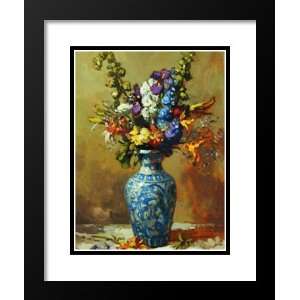  John Traynor Framed and Double Matted Print 20x23 Bouquet 