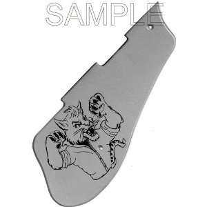  Cat Engraved Silver 6120 Pickguard Musical Instruments