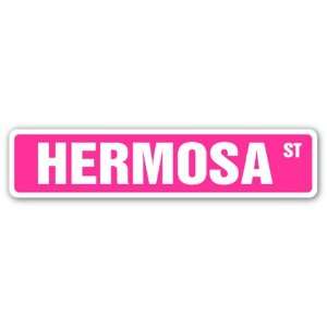 HERMOSA  Street Sign name kids childrens room door bedroom girls boys 