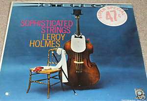 LEROY HOLMES Sophisticated Strings LP MGM STEREO 1960  