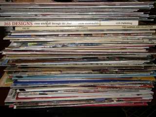 Huge Mixed Lot: 137 CROSS STITCH Patterns Books Booklets Leaflets and 