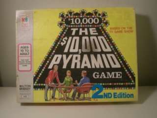   1974 THE $10,000 PYRAMID GAME/MILTON BRADLEY CO. COMPLETE  