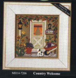 MILL HILL CROSS STITCH COUNTRY WELCOME CHART ONLY  