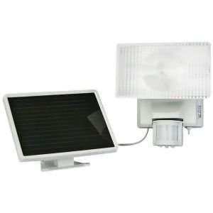   LED MOTION ACTIVATED OUTDOOR SECURITY FLOODLIGHT (WHITE): Electronics