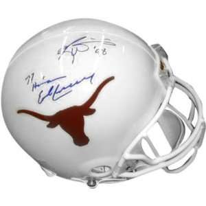 Earl Campbell & Ricky Williams Texas Longhorns Dual Autographed 