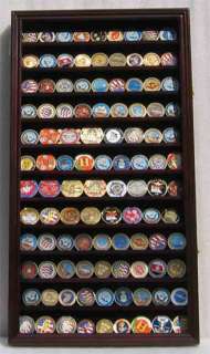 military challenge coin display case cabinet hinged glass door 