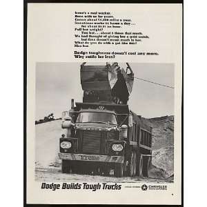  1964 Dodge Trucks Irene Dump Truck Print Ad (7999)