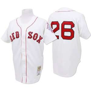  Boston Red Sox Authentic 1987 Wade Boggs Home Jersey by 