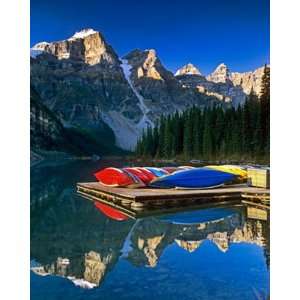  Morning On Moraine Lake Wall Mural