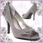 new gray suede button peeptoe $ 26 95  see suggestions