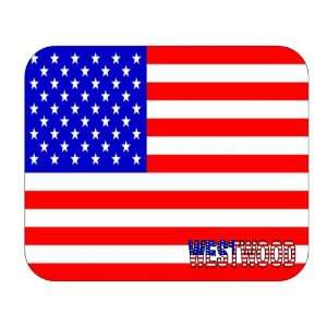  US Flag   Westwood, Massachusetts (MA) Mouse Pad 