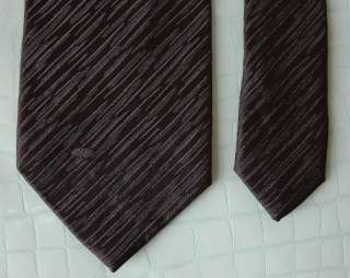 VALENTINO Mens Brown Italian SILK Diagonal Neck Tie  