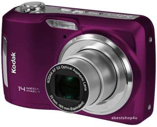 Kodak Easyshare C195 14MP Digital Camera W/ 3” LCD 25x Zoom Purple 