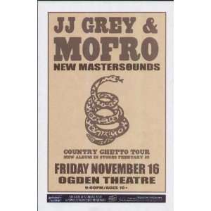  JJ Grey Mofro 2007 Denver Original Concert Poster