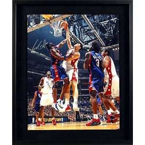 Yao Ming Signed 16x20 Rockets All Star Framed UDA  Sports 