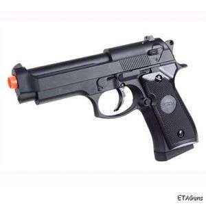   P818 M9 Spring Action FULL METAL Black Alloy Shell Airsoft Pistol Gun