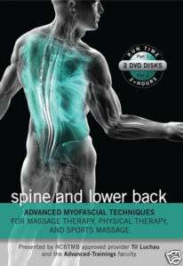 Adv Myofascial Release 2 DVD Spine Low Back Til Luchau  