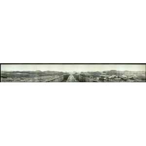   : Panoramic Reprint of Miraflores Locks, Panama Canal: Home & Kitchen
