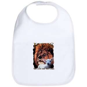  Baby Bib Cloud White Jesus The Lion And The Lamb 