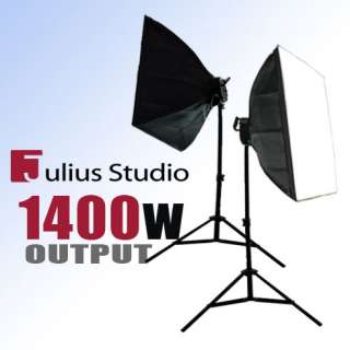 JULIUS STUDIO Studio Large Softbox Photo Video Light Kit 1400W JSK105 