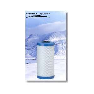 Crystal Quest 4 5/8 x 9 3/4 5 Micron Carbon Block Filter Cartridge