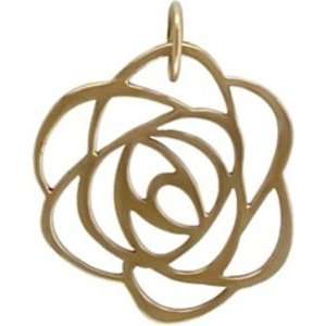 Small Bronze Art Deco Rose Charm: Kitchen & Dining